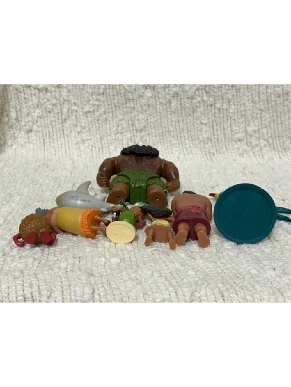 figures from the Disney movie Moana